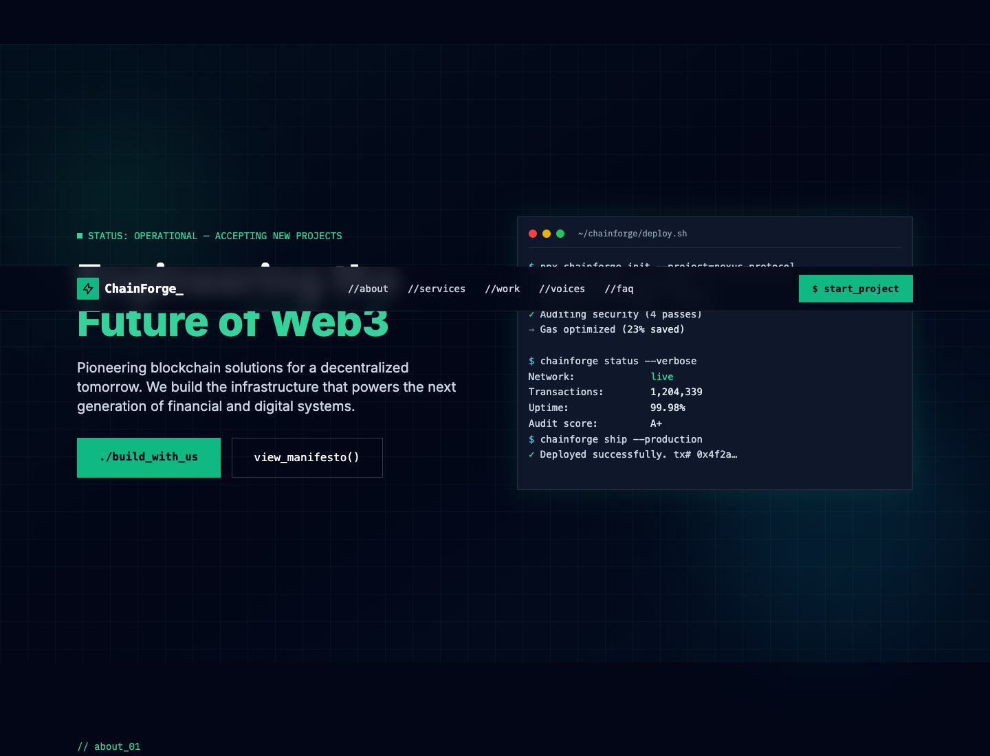 Ledger Grid