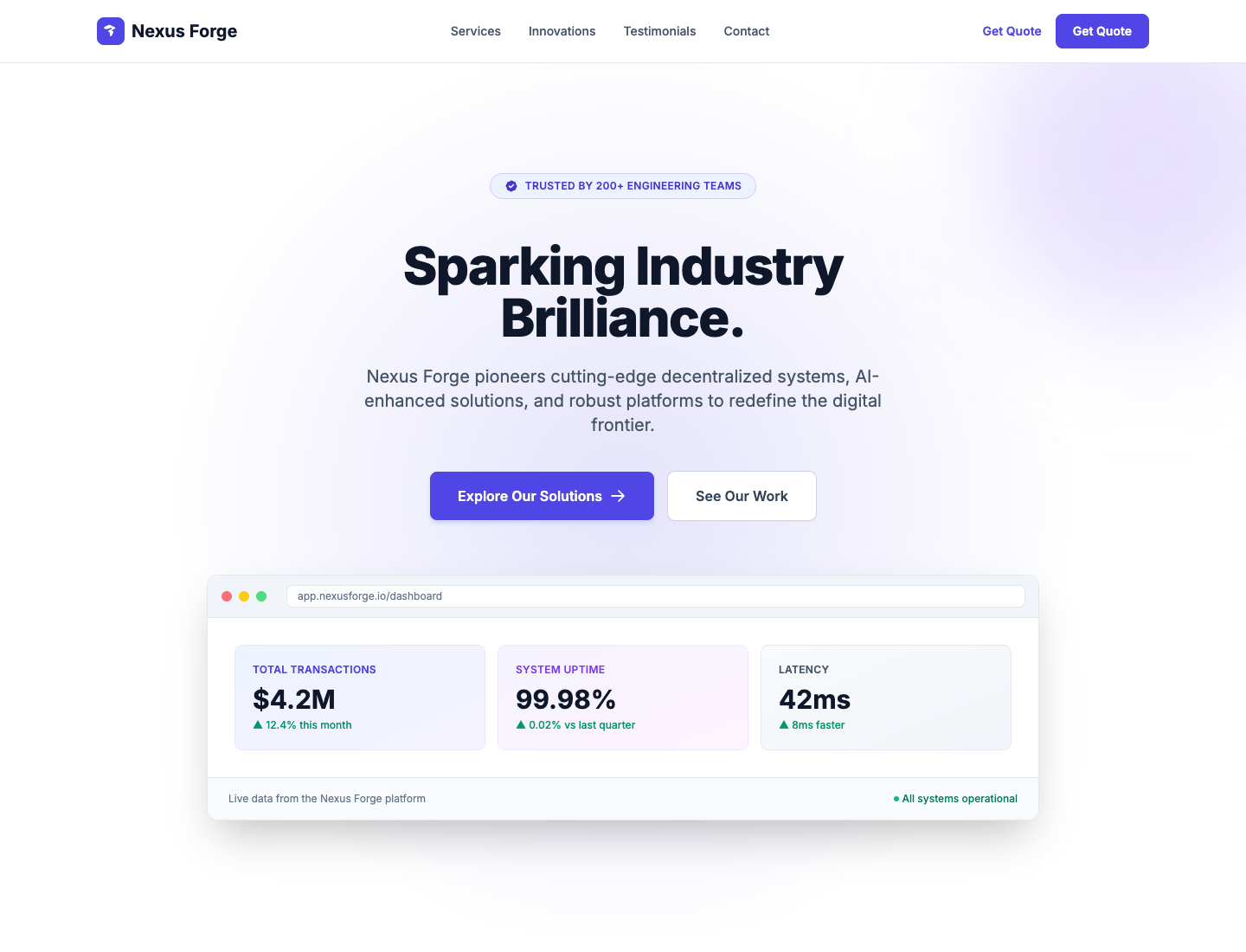 Nexus Forge Startup